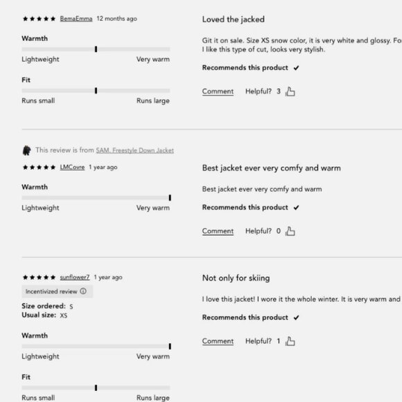 SAM FREESTYLE DOWN PUFFER JACKET in White MSRP$595 Luxury + High-Performance - Picture 11 of 16